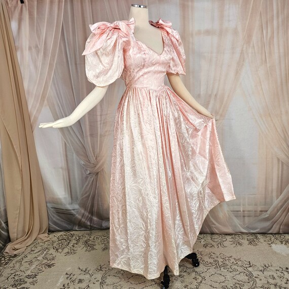 Vintage 1980s Barbie Princess Pink Maxi Dress For… - image 6