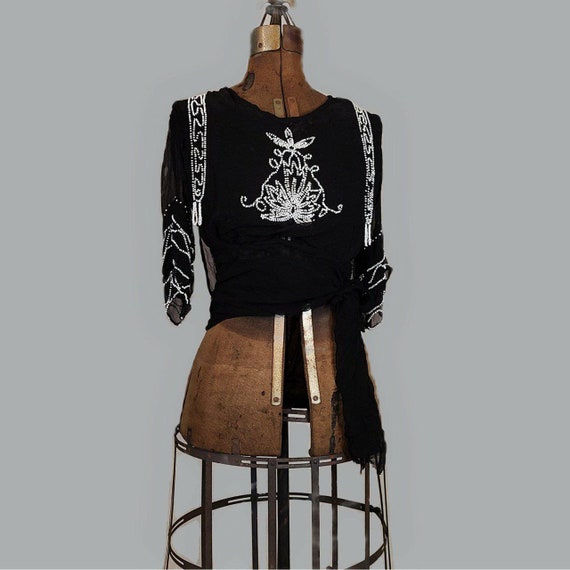 Gorgeous antique edwardian 1910s 1920s blouse!