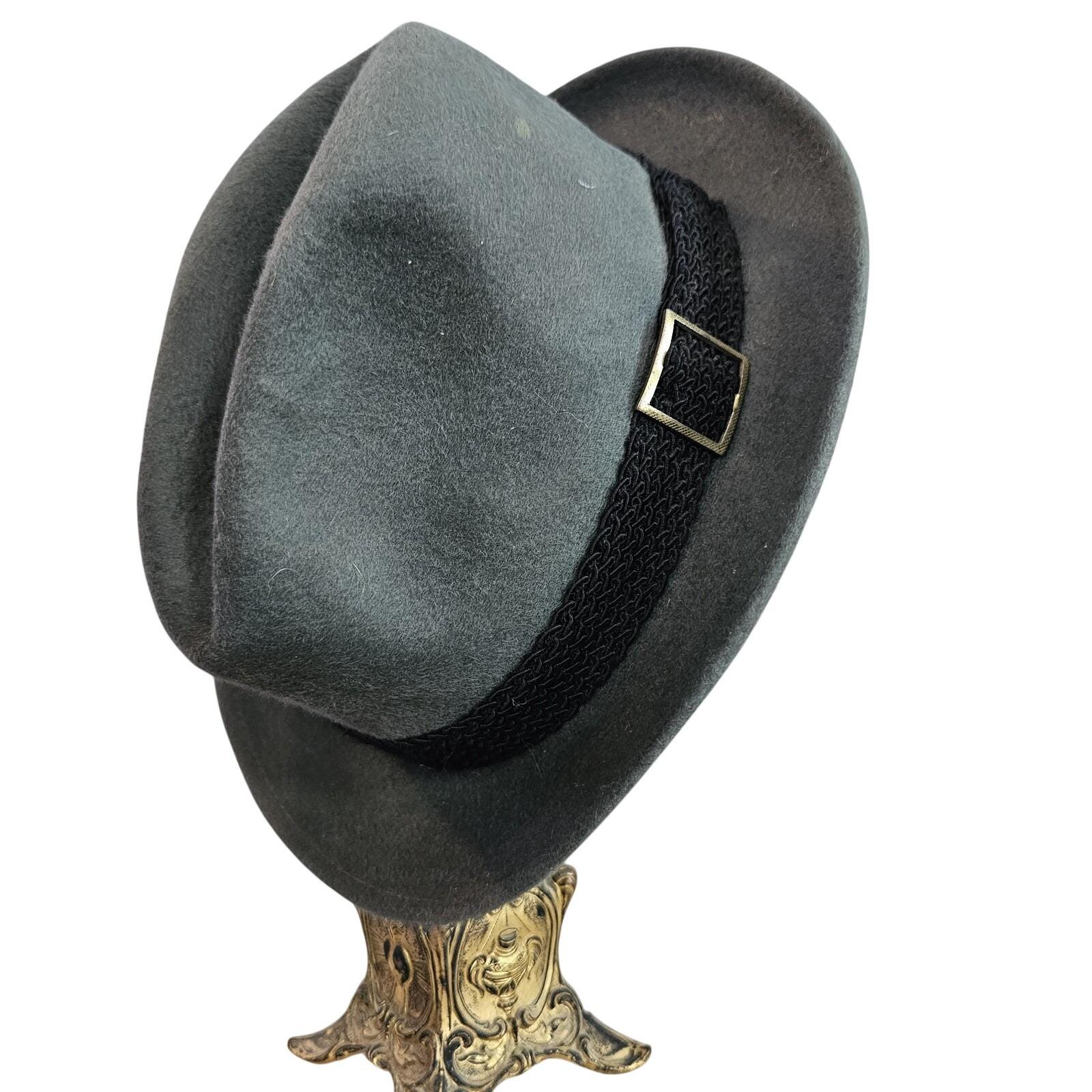 推定50年代 stetson fedora hat 推定50年代 stetson fedora hat 推定50年代 stetson fedora hat