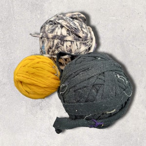 Antique Calico Rag Balls Fabric Primitive Handmade Mustard Yellow Black Homespun