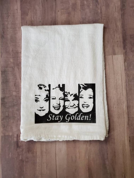 Golden Girls Dish Towels Cute Kitchen Towels Kitchen Decor Golden Girls  Funny Kitchen Towels 