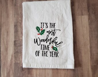 Christmas Dish Towel