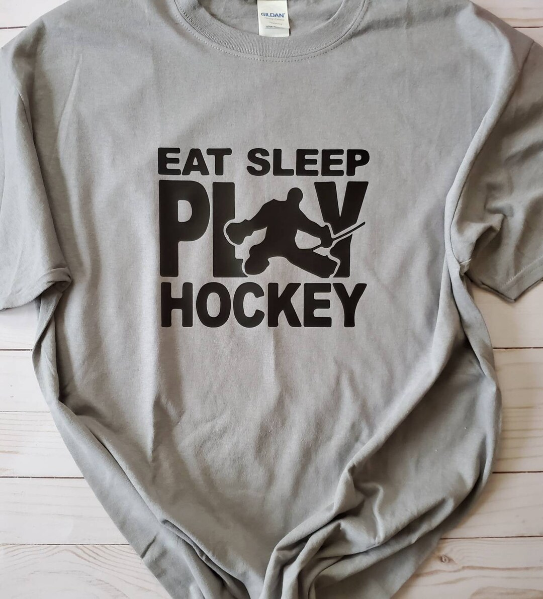 Hockey Lover Tshirt 'eat Sleep Play Hockey' Etsy UK