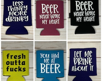 Funny Can Coolers Adult Gifts Huggies Can Coolies Beer Drink Insulated Drink Holders