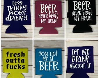 Funny Insulated Can Cooler: Adult Stocking Stuffer Gift