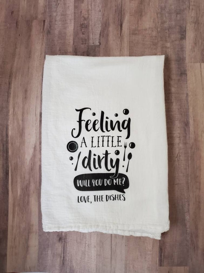 Funny Kitchen Towels/funny Sayings Dish Towels/inappropriate Etsy