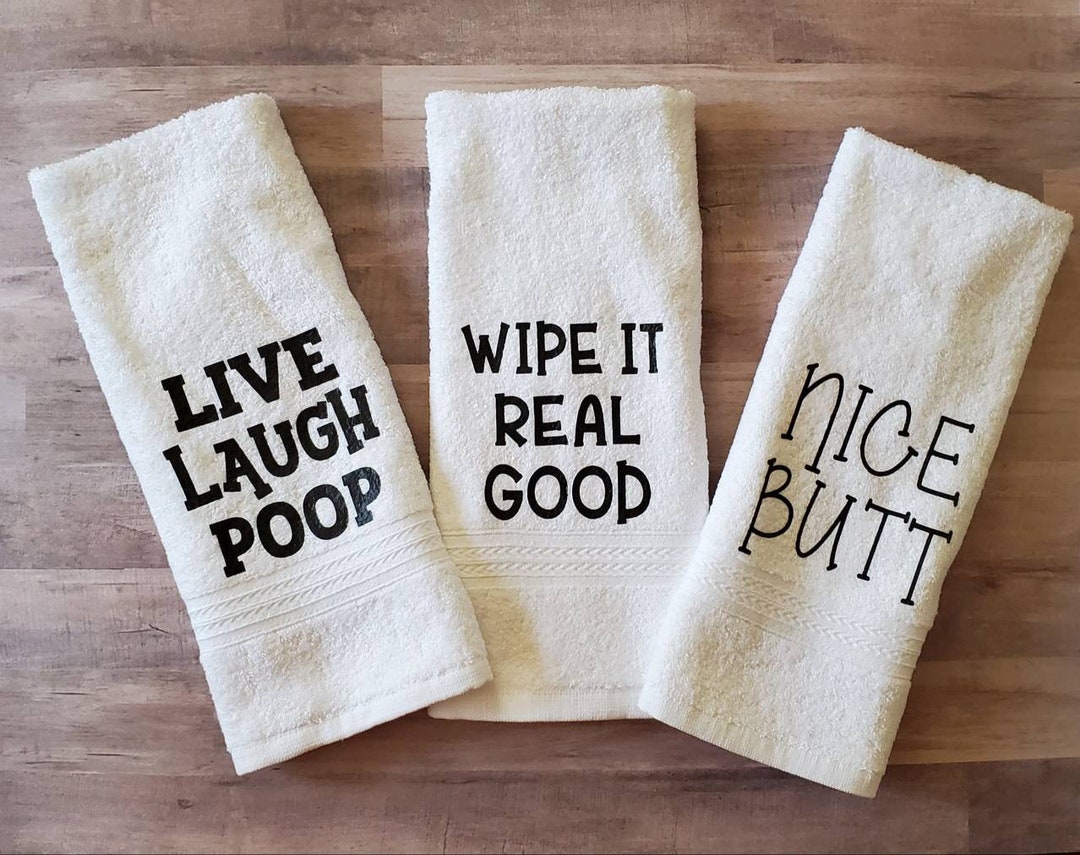 Funny Bathroom Hand Towelsnull