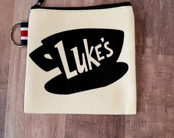 Canvas Coin Purse: Luke's Diner Funny Gift