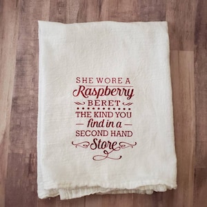 Music Dish Towel/Kitchen Towel/Birthday Gift Ideas/Friend Gift Ideas/Music Lover Gifts