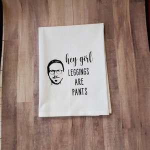 Funny Sayings Dish Towels/Adult Humor Gifts/Funny Kitchen Towels/Friend Birthday Gifts/Hey Girl