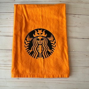 Spooky Witch Halloween Dish Towel/Halloween Decor/Halloween Gifts/Halloween Items Halloween Kitchen Towels