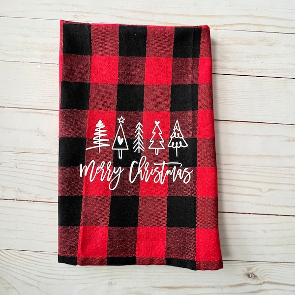 Buffalo Plaid Kitchen Decor Etsy