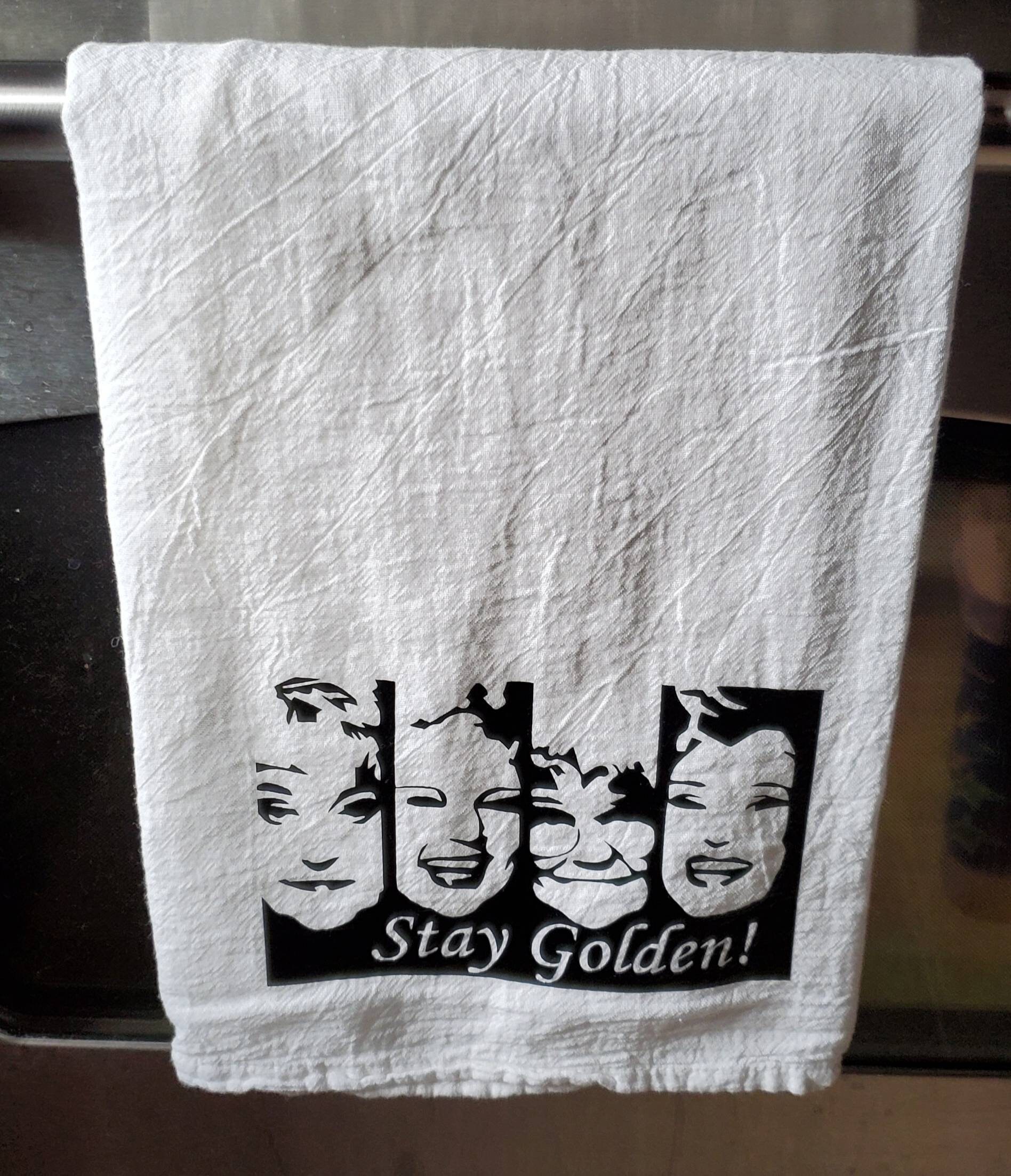 Golden Girls Dish Towels Cute Kitchen Towels Kitchen Decor Golden Girls  Funny Kitchen Towels 