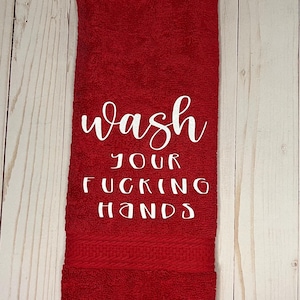 Funny Bathroom Hand Towels/Bathroom Towels/Guest Towels Funny Towels