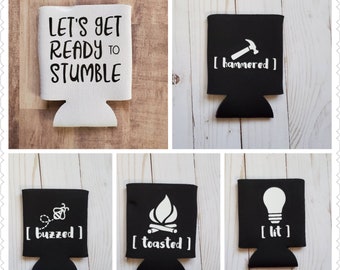 Funny Insulated Can Coolers: Adult Humor Drink Huggies