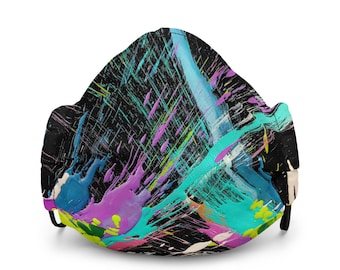 Abstracted Face Mask