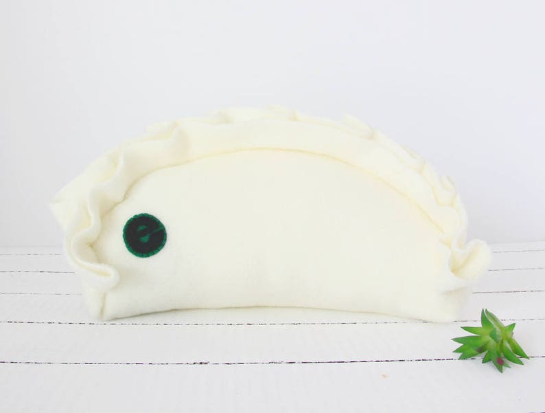 Dumpling Plush, Food Plush, Dim Sum Plush, Dim Sum, Potsticker Plush, Gyoza Plush, Dumpling Plushie, Stuffed Animal image 4