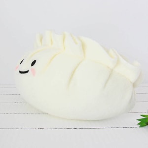 Dumpling Plush, Food Plush, Dim Sum Plush, Dim Sum, Potsticker Plush, Gyoza Plush, Dumpling Plushie, Stuffed Animal image 3