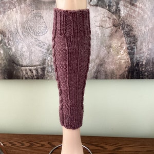 Wool Leg Warmers. Dancer Leg Warmers. Handmade Leg Warmers.Seamless Leg Warmers.Women Leg Warmers. Leg Sleeves, image 2