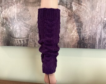 Acrylic Leg Warmers. Hand Knitted Leg Warmers. Dancer Leg Warmers.Women Leg Warmers.Unisex Leg Warmers. Yoga Leg Warmers. Handmade Warmers.