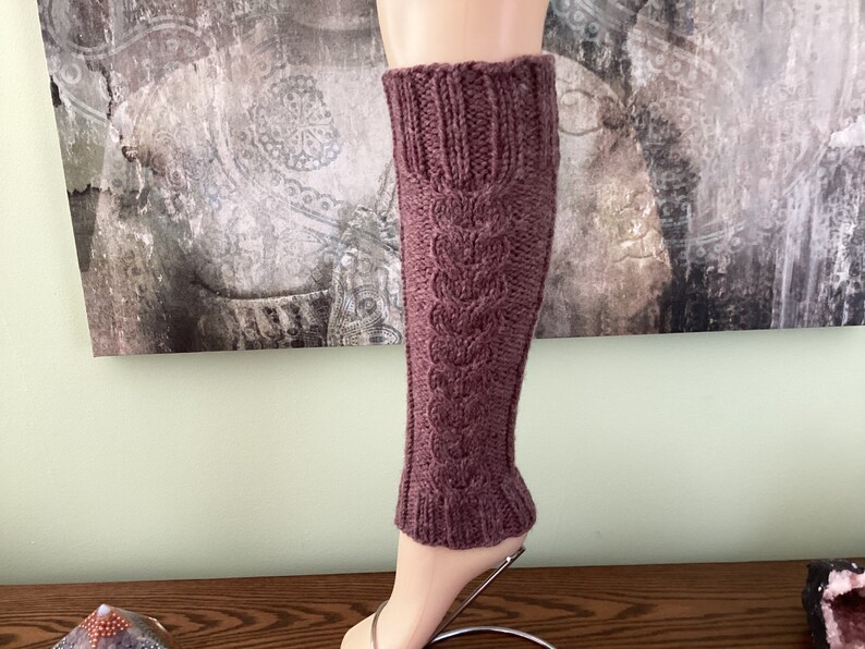 Wool Leg Warmers. Dancer Leg Warmers. Handmade Leg Warmers.Seamless Leg Warmers.Women Leg Warmers. Leg Sleeves, image 3