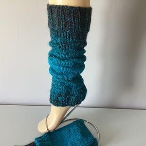 Hand made leg warmers, knitted leg warmers, dancer leg warmers, yoga leg warmers.