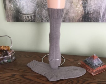 Wool socks for women.Size 7-8. Color is Light Grey.