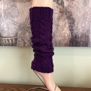 Acrylic Leg Warmers. Hand Knitted Leg Warmers. Dancer Leg Warmers.Women Leg Warmers.Unisex Leg Warmers. Yoga Leg Warmers. Handmade Warmers. image 6