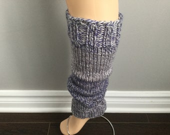 Hand Knitted Vegan Friendly Leg Warmers.L-18”W-4,5”.Bulky Soft and Warm