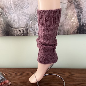 Wool Leg Warmers. Dancer Leg Warmers. Handmade Leg Warmers.Seamless Leg Warmers.Women Leg Warmers. Leg Sleeves, image 1