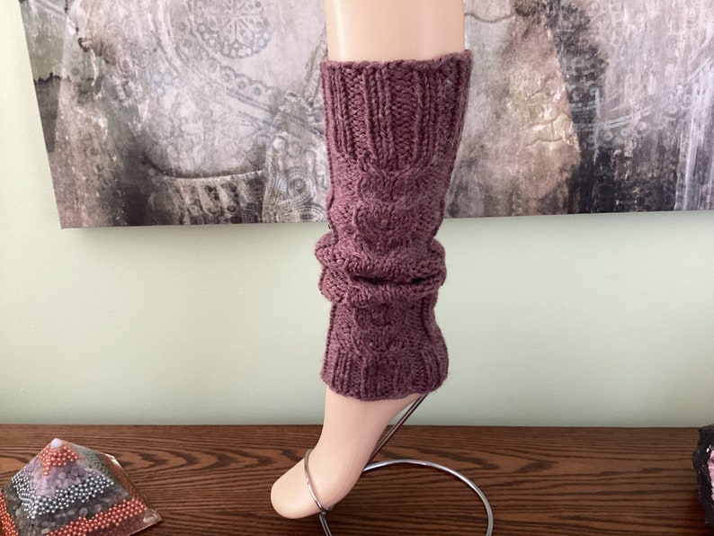 Wool Leg Warmers. Dancer Leg Warmers. Handmade Leg Warmers.Seamless Leg Warmers.Women Leg Warmers. Leg Sleeves, image 1