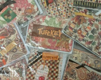 Handmade Thanksgiving/Autumn Greeting Cards *PACK OF 10*