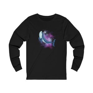 Space Whale - Unisex Jersey Long Sleeve Tee