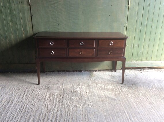 Mid Century 1970s Stag Minstrel Six Drawer Chest Of Etsy