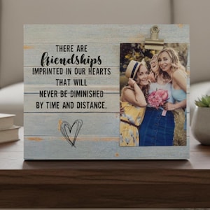 Personalized Friendship Photo Frame | Long Distance Gift