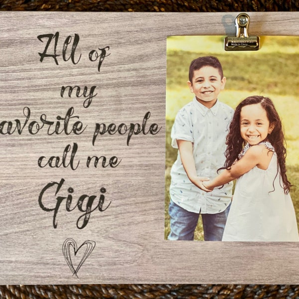 Gigi Picture Frame Etsy