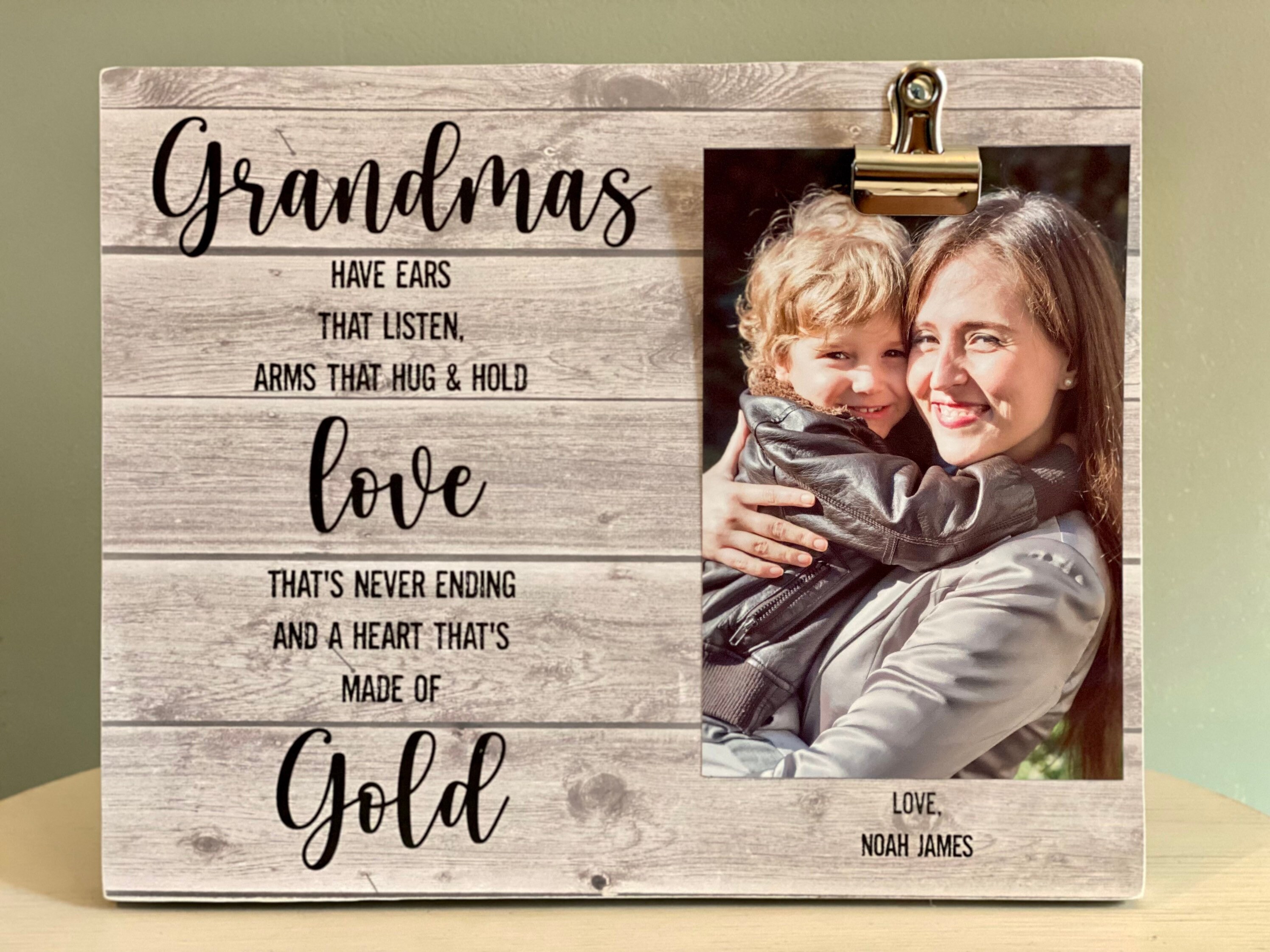 Grandma Gifts, Personalized Grandma's Photo, Mother's Day Gift, Gift F –  Greatest Custom