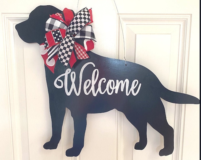 LABRDOR RETRIEVER Door Hanger Dog Door Hanger Lab Door Etsy