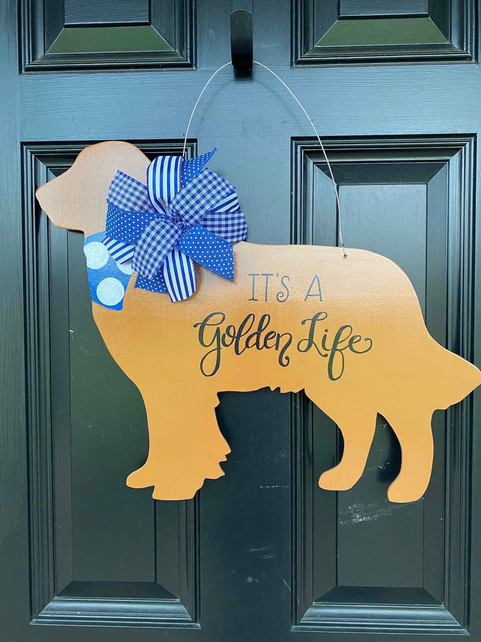 GOLDEN RETRIEVER Door Hanger Everyday Door Hanger Dog Lover Etsy