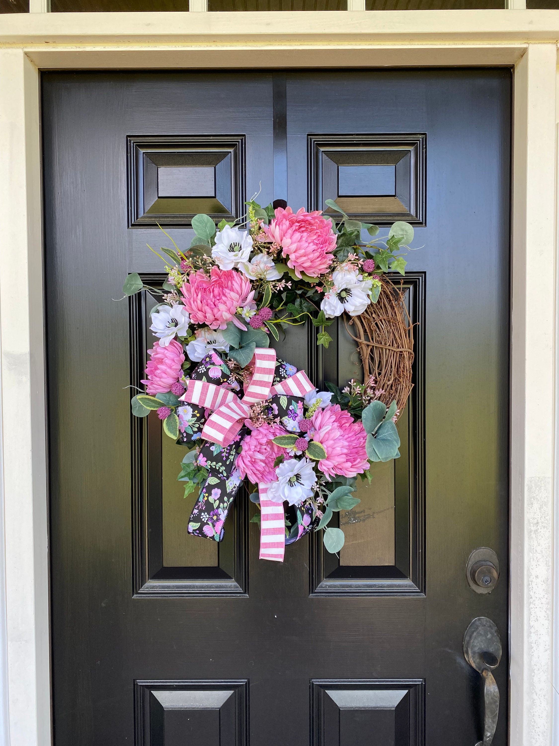 Red Door Wreaths - Red Wreaths - Spring Wreath - Summer Wreath