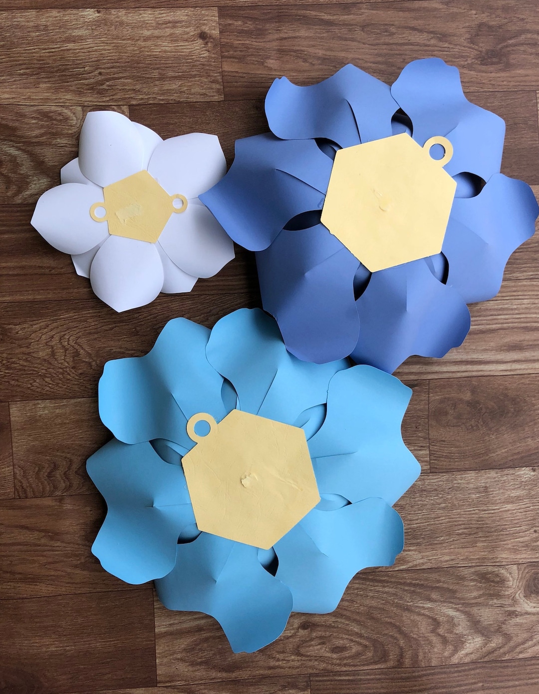 Paper Flower Base, Prelopped Paper Flower Base Templates, Bases for
