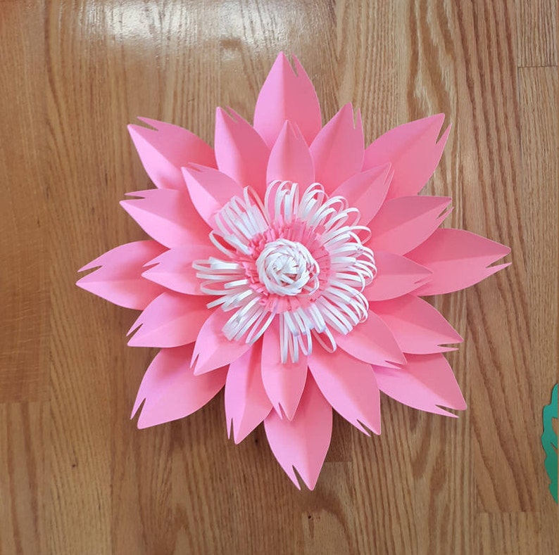 Download SVG pdf Paper flower template SVG cut file Paper flower ...