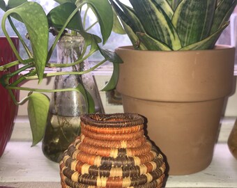 Cotton Woven Baskets Basket Vase Southwestern Cotton Fabric Print BTY D361.04