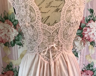 New Rare Blush Pink Olga Nightgown