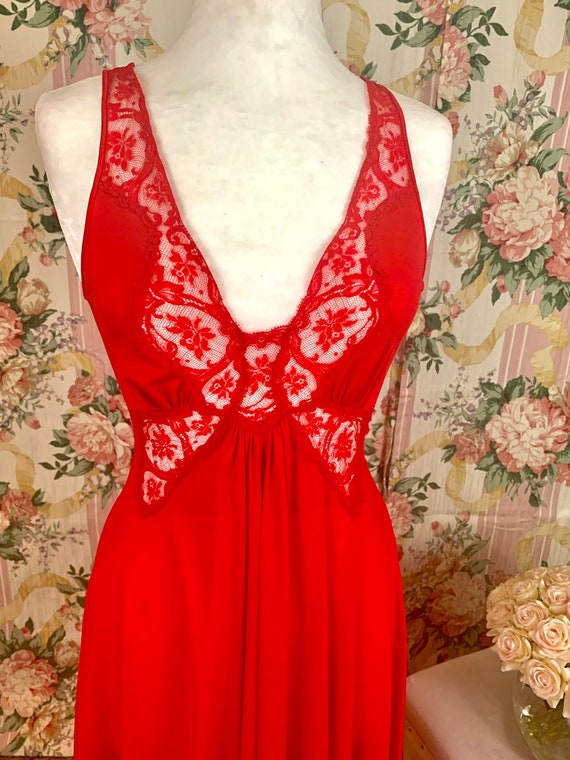 New~Rose Red Olga Nightgown set - image 6