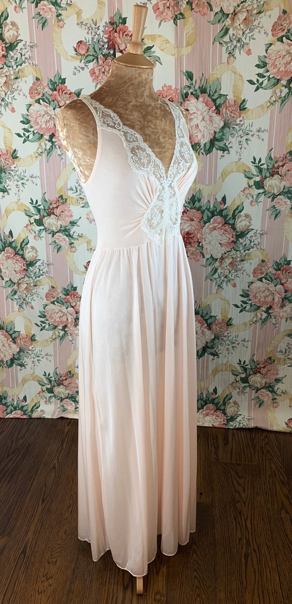 New~Creamy Apricot Olga Nightgown - image 7