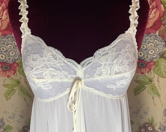 Crepe Cream Olga Nightgown