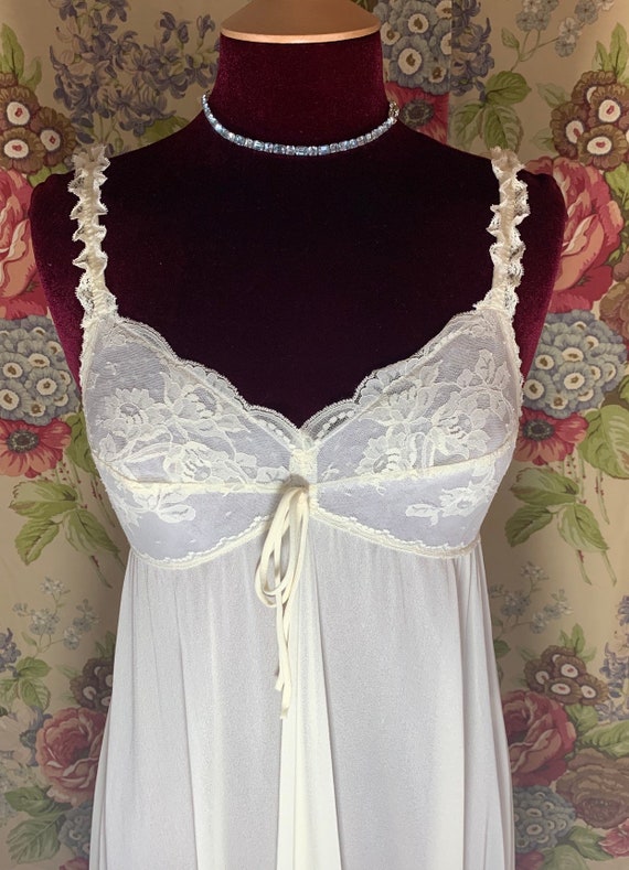 Crepe Cream Olga Nightgown - image 1