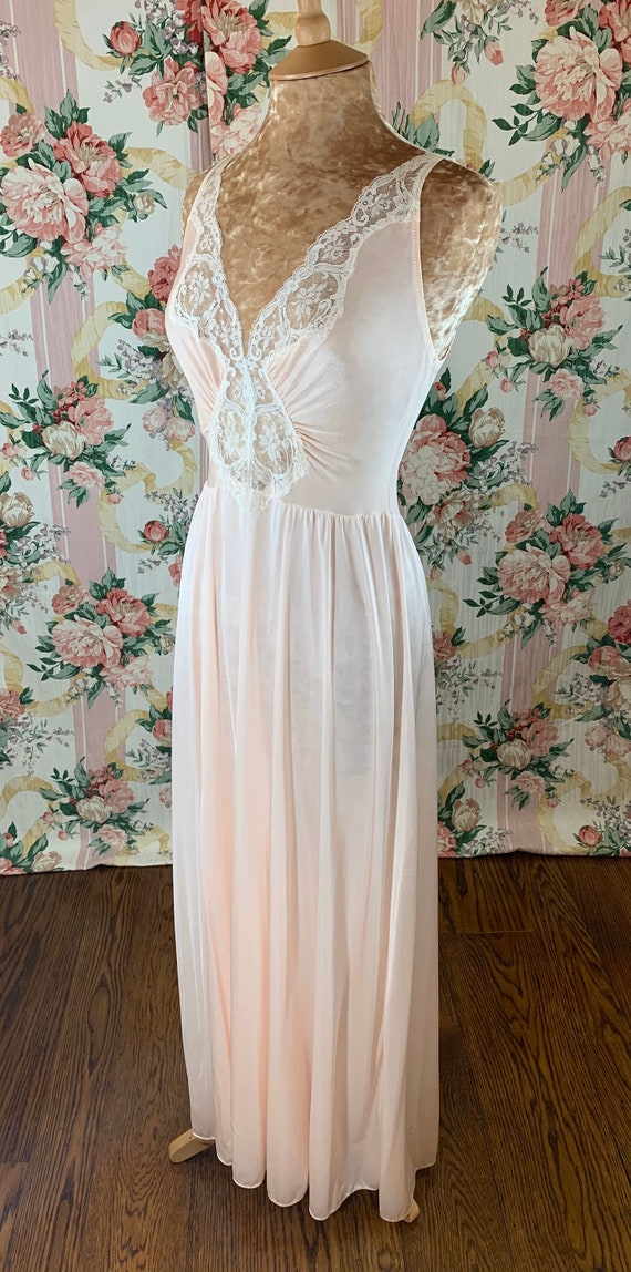 New~Creamy Apricot Olga Nightgown - image 3