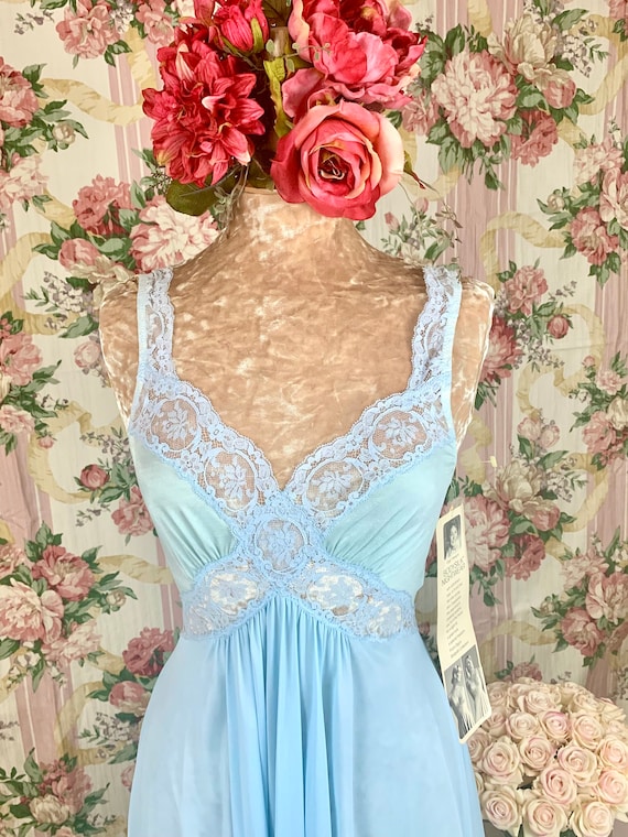 Brand New~Sky Topaz Blue Olga Nightgown Brand New~Sky Topaz Blue Olga Nightgown